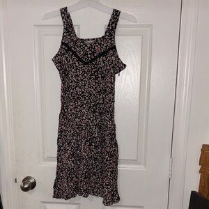 Chipie Black and Pink Floral Dress size 12